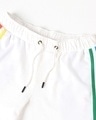 Shop Men's White Side Color Binding Shorts