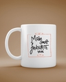 Shop White Printed Coffee Mug-Front