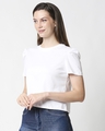 Shop White Puff Sleeve T-Shirt-Design