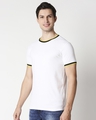 Shop Men's White Varsity T-shirt-Design