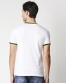 Shop Men's White Varsity T-shirt-Full