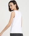 Shop Women's White Slim Fit Tank Top-Design