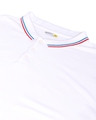Shop Men's White Tipping Collar Plus Size Polo T-shirt