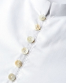 Shop White Solid Asymmetrical Kurta With Pyjama-Full