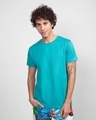 Shop Pack of 2 Men's White & Tropical Blue T-shirt-Design
