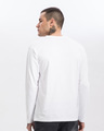 Shop White V Neck Full Sleeve T-Shirt-Design