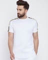 Shop White Venetian Taped Tee-Front