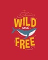 Shop Wild And Free Nautical Boyfriend T-Shirts Cherry Red