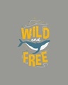 Shop Wild And Free Nautical Half Sleeve T-Shirt Meteor Grey-Full