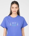 Shop Wild At Heart Boho Boyfriend T-Shirt-Front