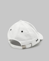 Shop Unisex White Wild Cat Printed Baseball Cap-Full