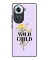 Shop Wild Flower Premium Glass Case for Oppo Reno11 5G(Shock Proof, Scratch Resistant)-Front