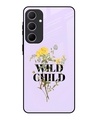 Shop Wild Flower Premium Glass Case for Samsung Galaxy A35 5G(Shock Proof, Scratch Resistant)-Front