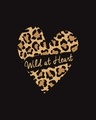 Shop Wild Heart Round Neck 3/4th Sleeve T-Shirt-Full