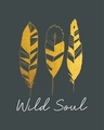 Shop Wild Soul Boho Gold Print Half Sleeve T-Shirt-Full