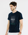 Shop Wild Wolf Half Sleeve T-Shirt-Design