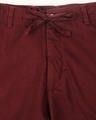 Shop Wine Red Casual Cotton Pants