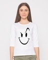 Shop Wink New Round Neck 3/4th Sleeve T-Shirt