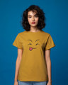 Shop Winky Smiley Boyfriend T-Shirt-Front