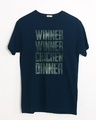 Shop Winner Chicken Half Sleeve T-Shirt-Front