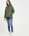 Shop Winter Moss Plus Size Basic Puffer Jacket-Full