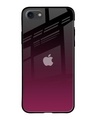 Shop Wisconsin Wine Premium Glass Case For Apple iPhone SE 2020(Shock Proof, Scratch Resistant)-Front