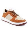 Shop Women's Brown & Beige Color Block Sneakers-Design