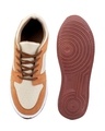 Shop Women's Brown & Beige Color Block Sneakers-Full