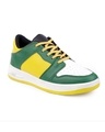 Shop Women's Green & Yellow Color Block Sneakers-Design