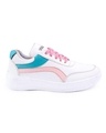 Shop Women's White Color Block Sneakers-Full