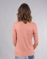 Shop Woke Up This Cute Scoop Neck Full Sleeve T-Shirt (TJL)-Design