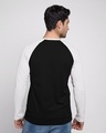 Shop Wolverine Poster Full Sleeve Raglan T-Shirt Black - White (XML)-Design