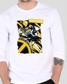 Shop Wolverine Poster Full Sleeve T-Shirt White (XML)-Front