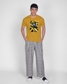Shop Wolverine Poster Half Sleeve T-Shirt Mustard Yellow (XML)-Full