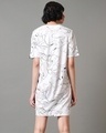 Shop Women's White All Over Printed Oversized Dress-Design