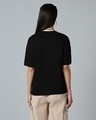 Shop Women's Black All Over Printed Oversized T-shirt-Design