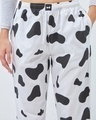 Shop Women's White & Black All Over Printed Pyjamas