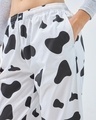 Shop Women's White & Black All Over Printed Pyjamas