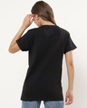 Shop Pack of 2 Women's Pink & Black Boyfriend T-shirt-Full