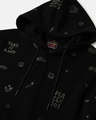 Shop Women's Black AOP Oversized Hoodie