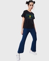Shop Women's Black Refuse To Grow Graphic Printed Boyfriend T-shirt-Design