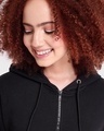 Shop Women's Black Oversized Hoodie