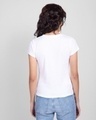 Shop Women's White Blue Vibes Graphic Printed T-shirt-Design