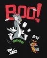 Shop Women's Black Boo Graphic Printed Oversized T-shirt