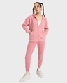 Shop Women's Pink Oversized Hoodie-Full