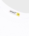 Shop Women's White Climbing pocket panda Graphic Printed T-shirt