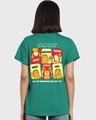 Shop Women's Green Garfield's Personalities Graphic Printed Boyfriend T-shirt-Design