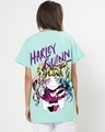 Shop Women's Green Good To Be Bad Harley Graphic Printed Boyfriend T-shirt-Design
