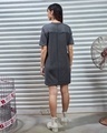Shop Women's Grey Oversized Dress-Design