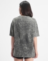 Shop Women's Grey Oversized Acid Wash T-shirt-Design